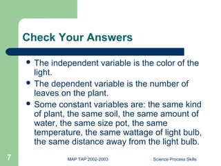 Science process skills (1) | PPT