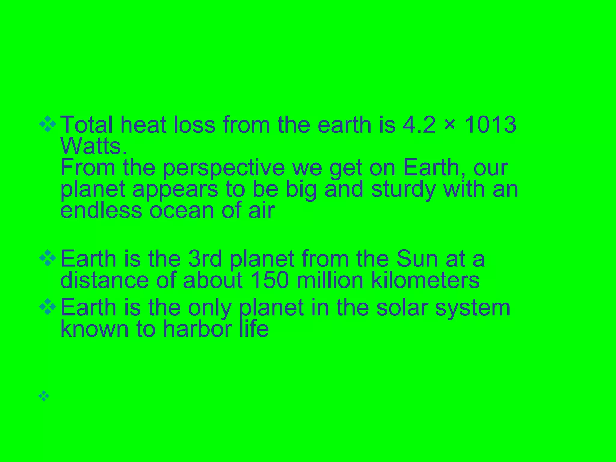 Planet Earth PPT planet-earth-ppt