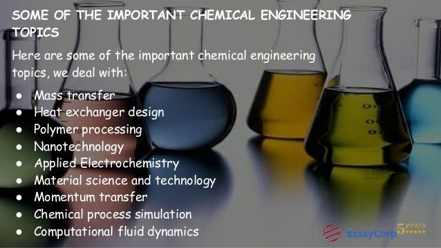 research topics chemical engineering