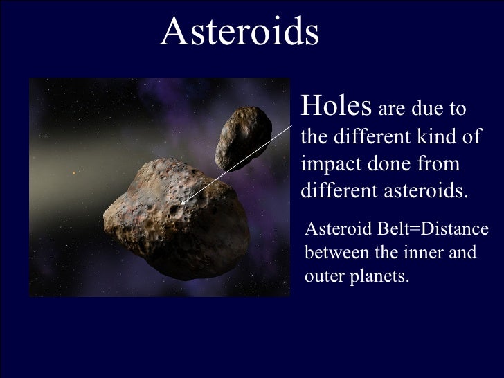 Science Project Asteroids Meteroids And Meteors