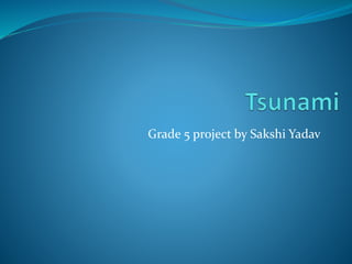 Grade 5 project by Sakshi Yadav
 