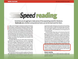 Science publishing, record keeping, knowledge transfer