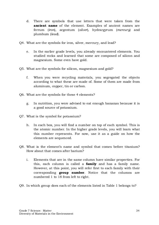 k to 12 grade 7 learning material in science q1 q2