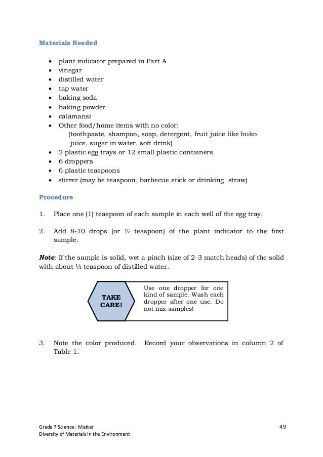 k to 12 grade 7 learning material in science q1 q2