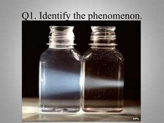 Q1. Identify the phenomenon.
 
