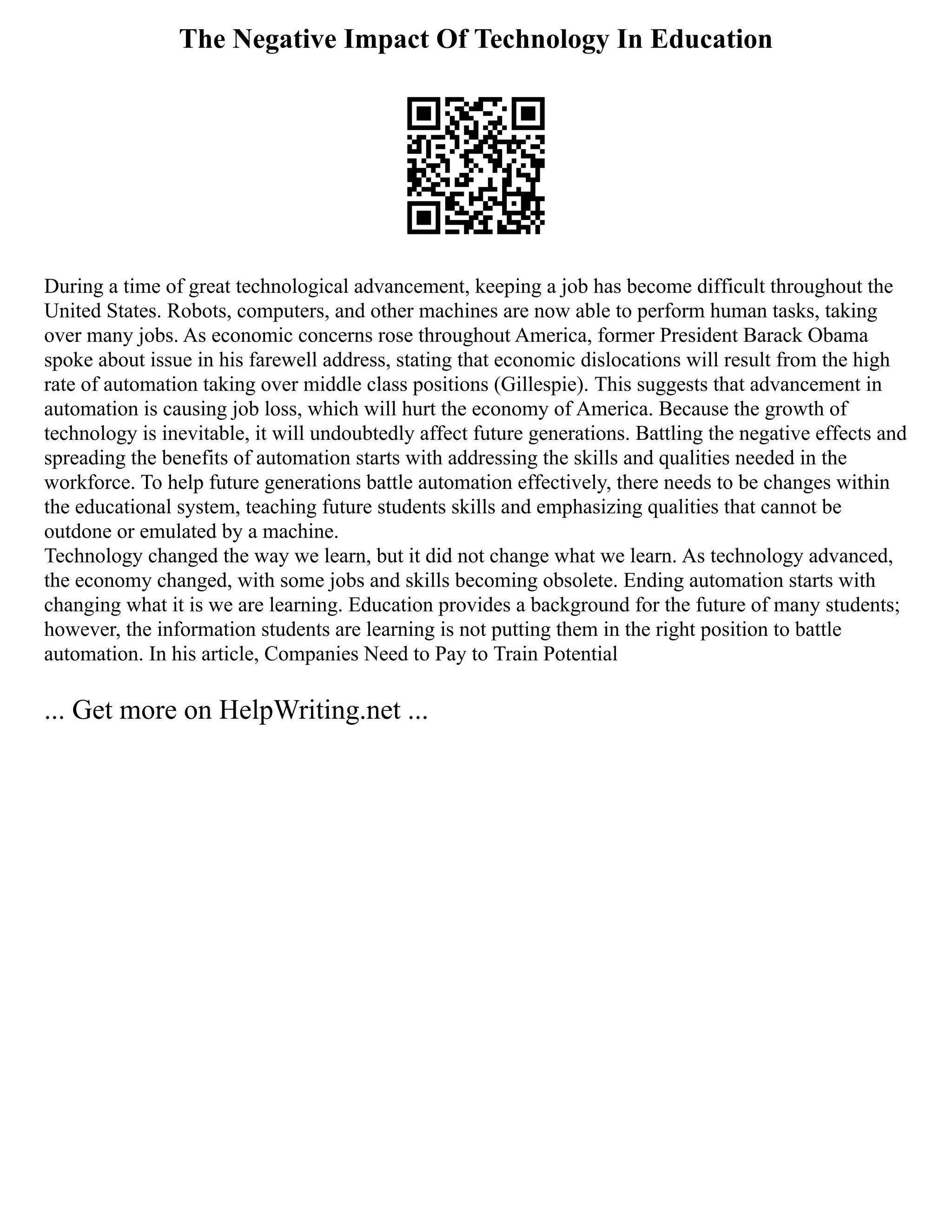 Science Research Paper Introduction Example Writ | PDF