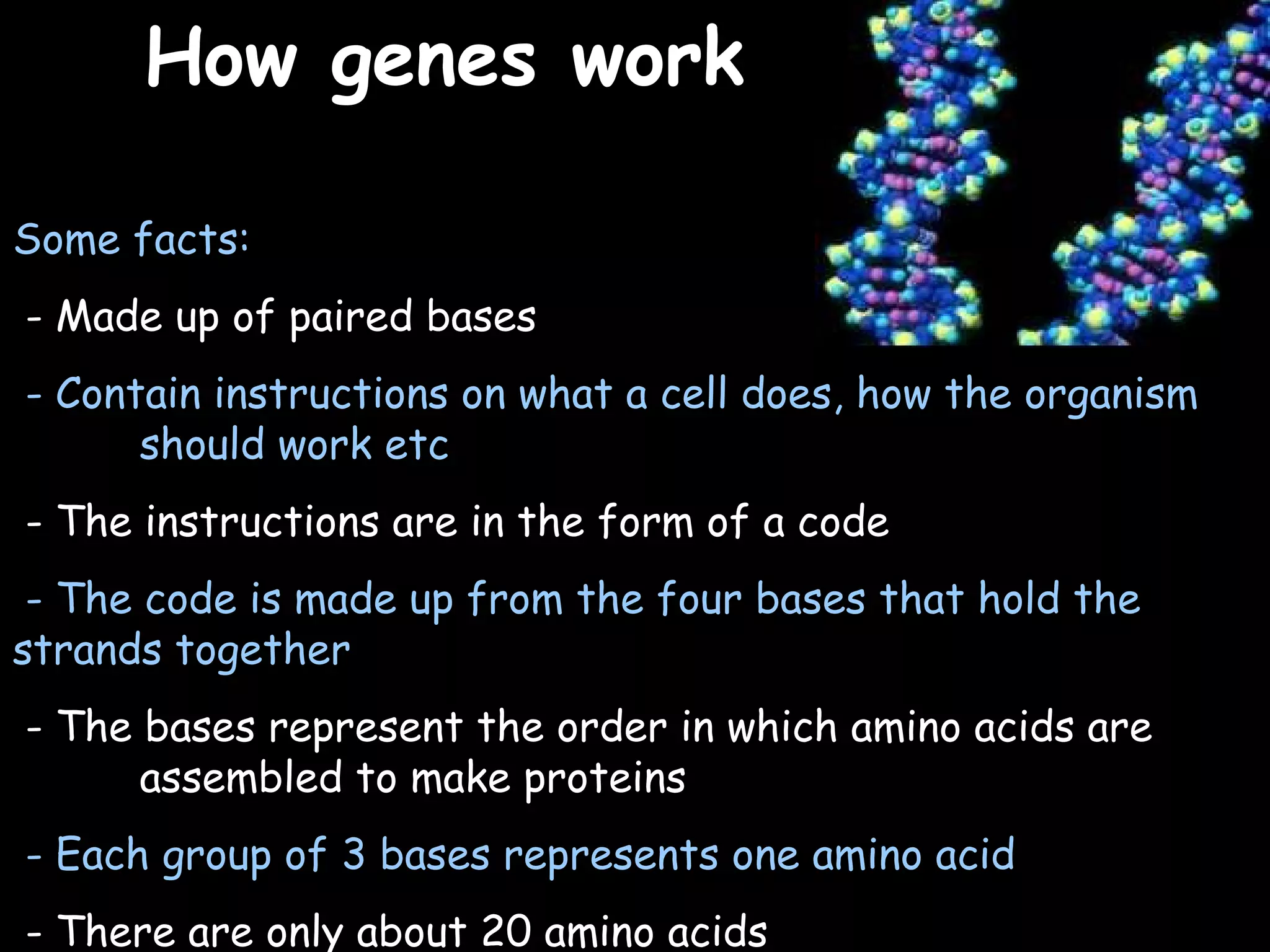 Junior Cycle Science. Biology. Inheritance and Selection. By Theresa ...