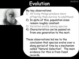 Junior Cycle Science. Biology. Inheritance and Selection. By Theresa ...