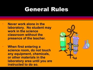 Science Safety (1).ppt Laboratory Procedures | PPT