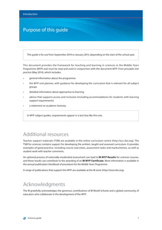 Myp Science Guide.pdf Sciences guide | PDF