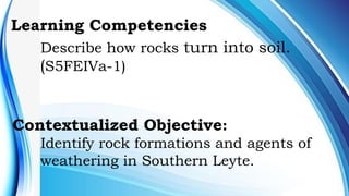 ROCKS TO SOILIOHIOHOIHOIHIOHOIHOIOIUIOUO | PPTX