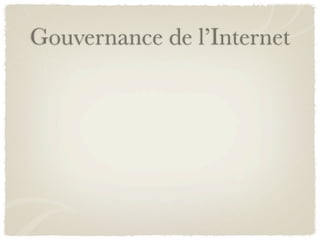 Gouvernance de l’Internet
 