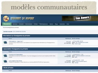 modèles communautaires
 