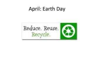 April: Earth Day 