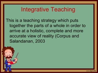 Cooperative Learning
Cooperative learning is “the instructional use of
small groups through which students work
together t...