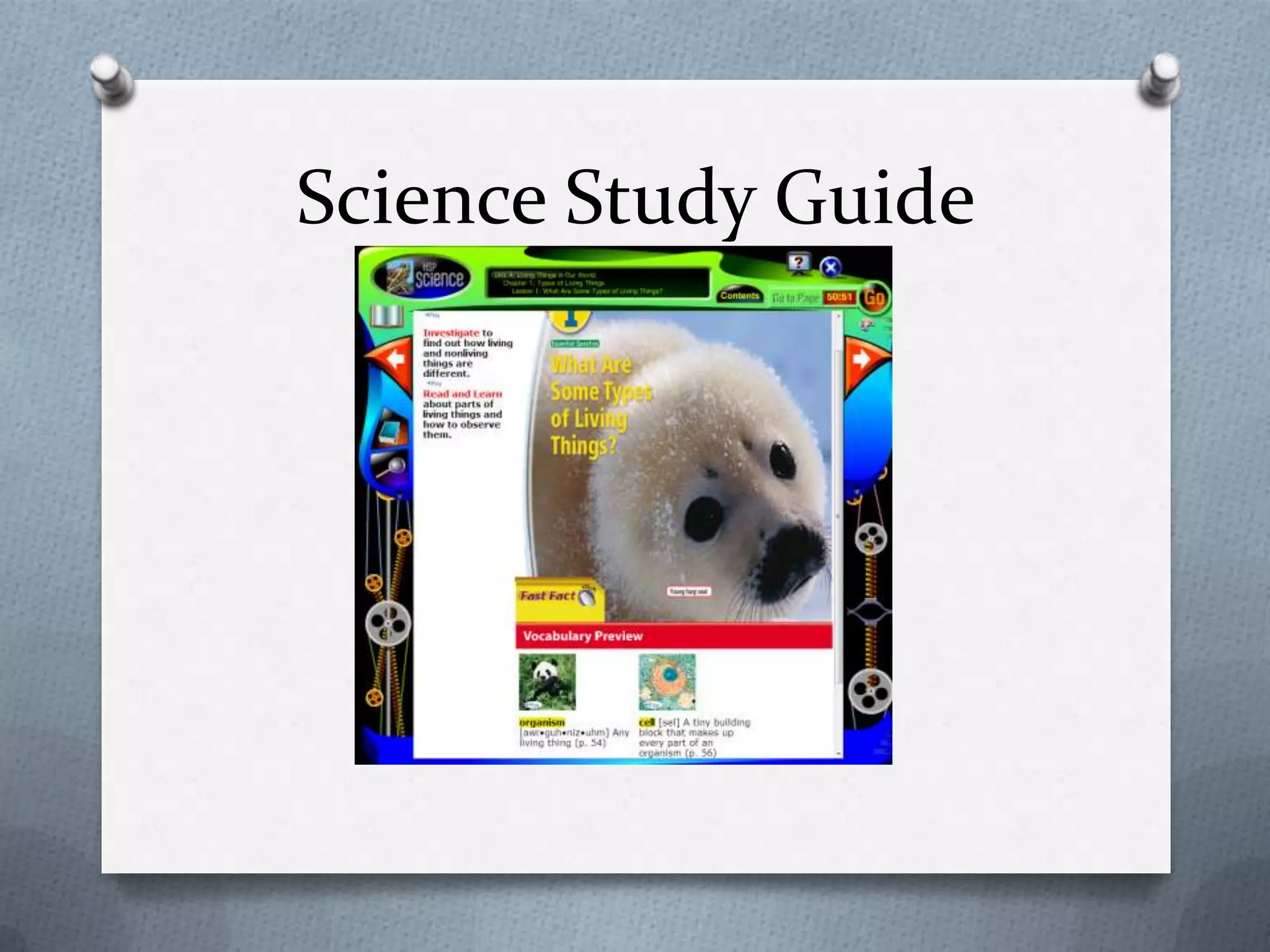 Science Study Guide