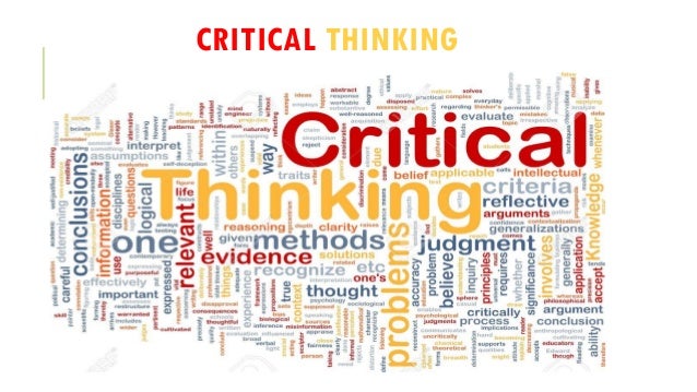 critical thinking in science and technology