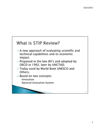 Science technology and innovation policy review iraq | PDF