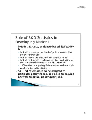 Science technology and innovation policy review iraq | PDF