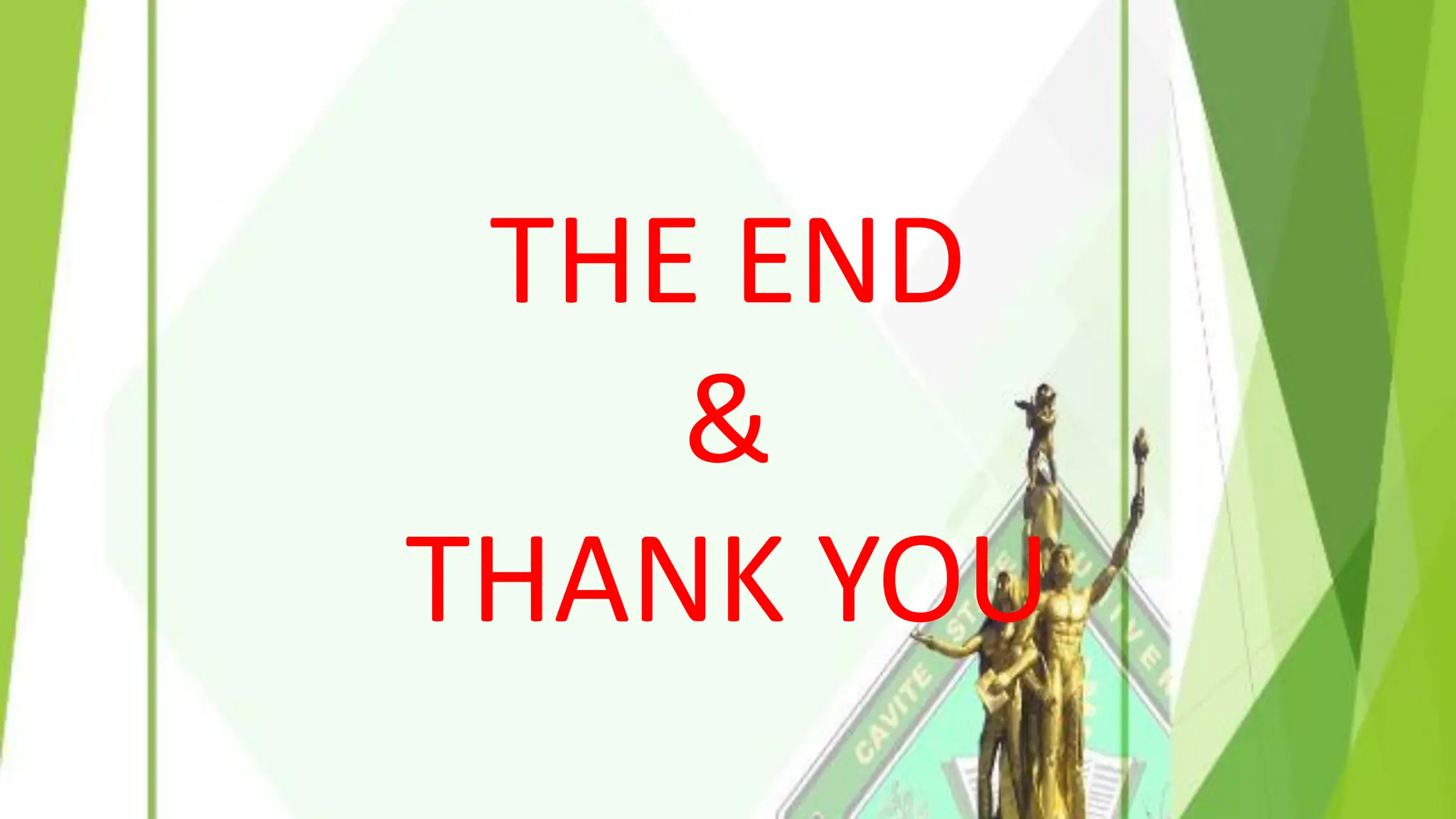 THE END
&
THANK YOU
 