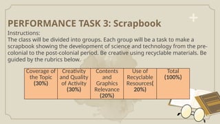 Scrap Book Performance Task Example Science, Technology and Society_PPT Chapter 3.pptx