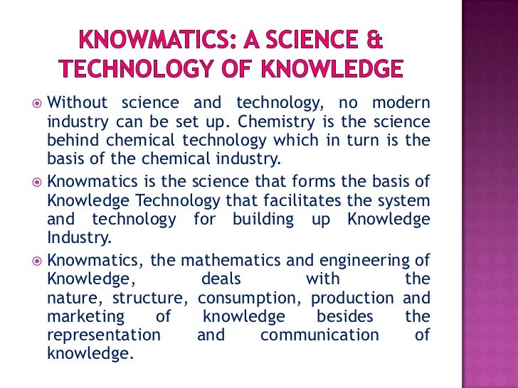 SCIENCE AND TECHNOLOGY OF KNOWLEDGE INDUSTRY AND TRANSFORMING BRAIN P…
