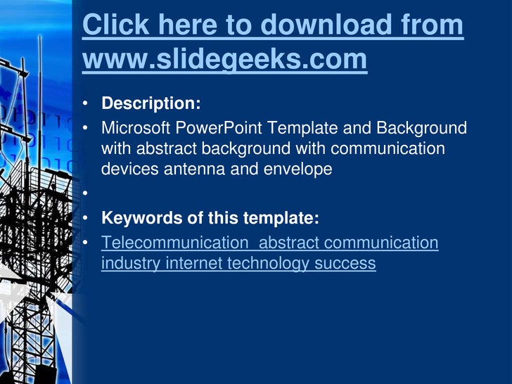 technology ppt template