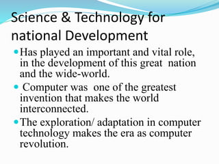 Science & Technology | PPTX