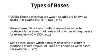 Chemistry Class X CBSE presentation on acids bases and salts | PPTX