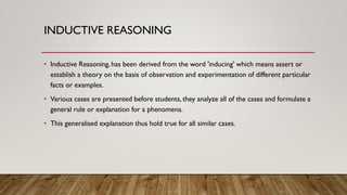 Induce Picture Example Introduction to Science education - d.eled