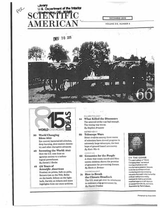 Science Update - No 266 - Dec 2015