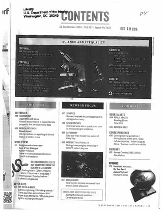 Science Update - No 277 - Nov 2016