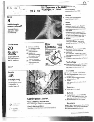 Science Update - No 277 - Nov 2016
