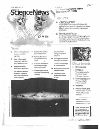 Science Update - No 277 - Nov 2016