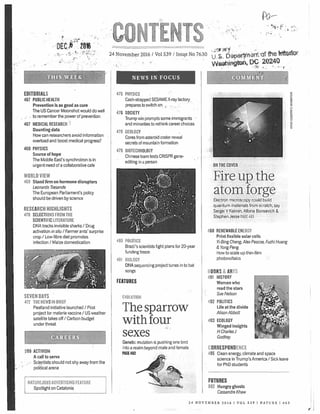 Science Update - No 279 - Jan 2017