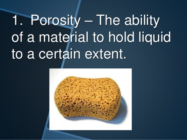 porosity materials