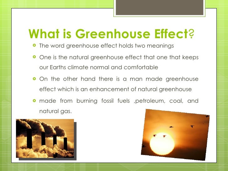 Greenhouse Effect Definition Simple