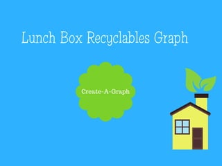Recyclables Graph
Let's take make a graph of the materials
that are recyclable in our lunch boxes.
First, we will need to make a tally ...
 