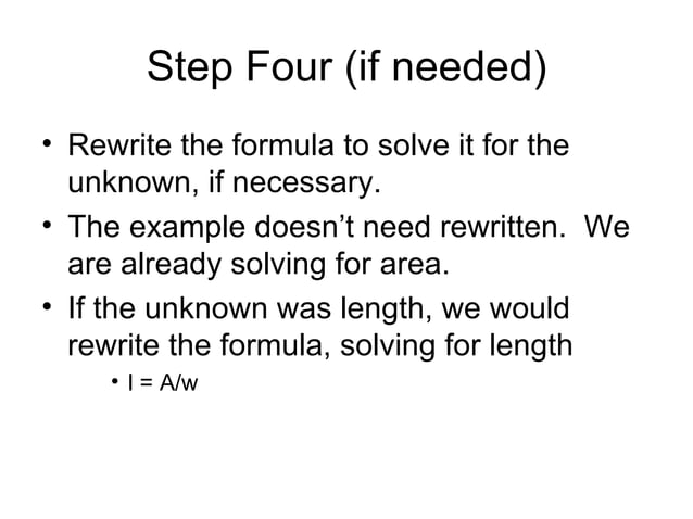 Science word problem solving steps | PPT | Physics | Science