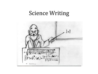 Science Writing 