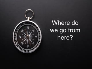 Where do
we go from
  here?
 