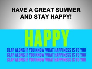 Sciennes End of Year Assembly 2016