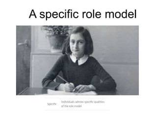 A specific role model
 