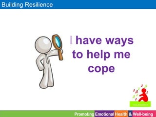 Building Resilience
I have ways
to help me
cope
 