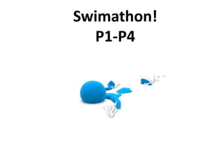 Swimathon!
P1-P4
 