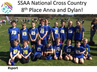 SSAA National Cross Country
8th Place Anna and Dylan!
#sport
 