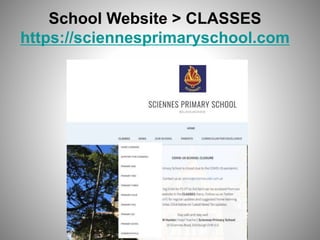 School Website > CLASSES
https://sciennesprimaryschool.com
 