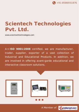 Scientech Technologies Pvt. Ltd., Indore, Test & Measurement | PDF