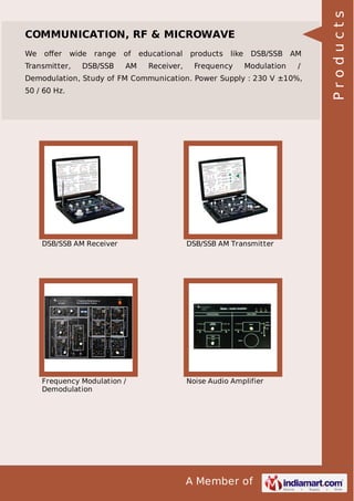 Scientech Technologies Pvt. Ltd., Indore, Test & Measurement | PDF