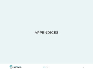 17STM:TSX-V
APPENDICES
 